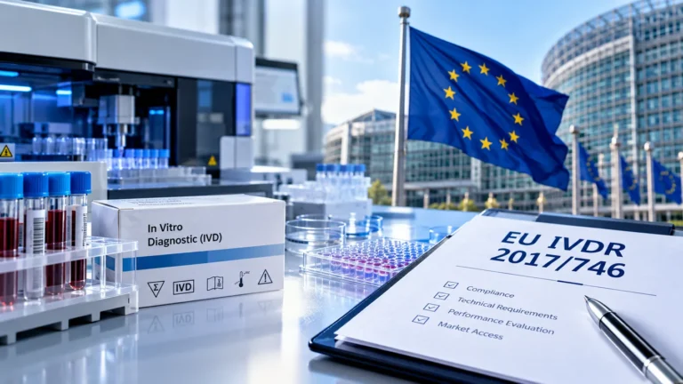 EU IVDR 2017/746 in vitro diagnostic regulation compliance and performance evaluation requirements
